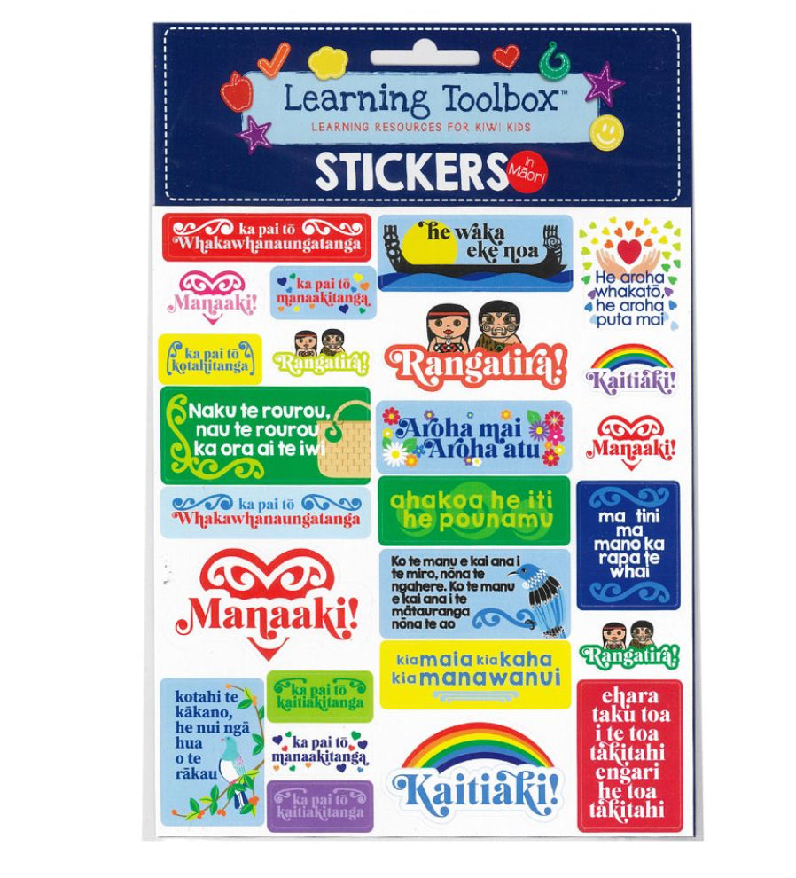 Stickers NZ Te Reo Proverbs 15x17cm
