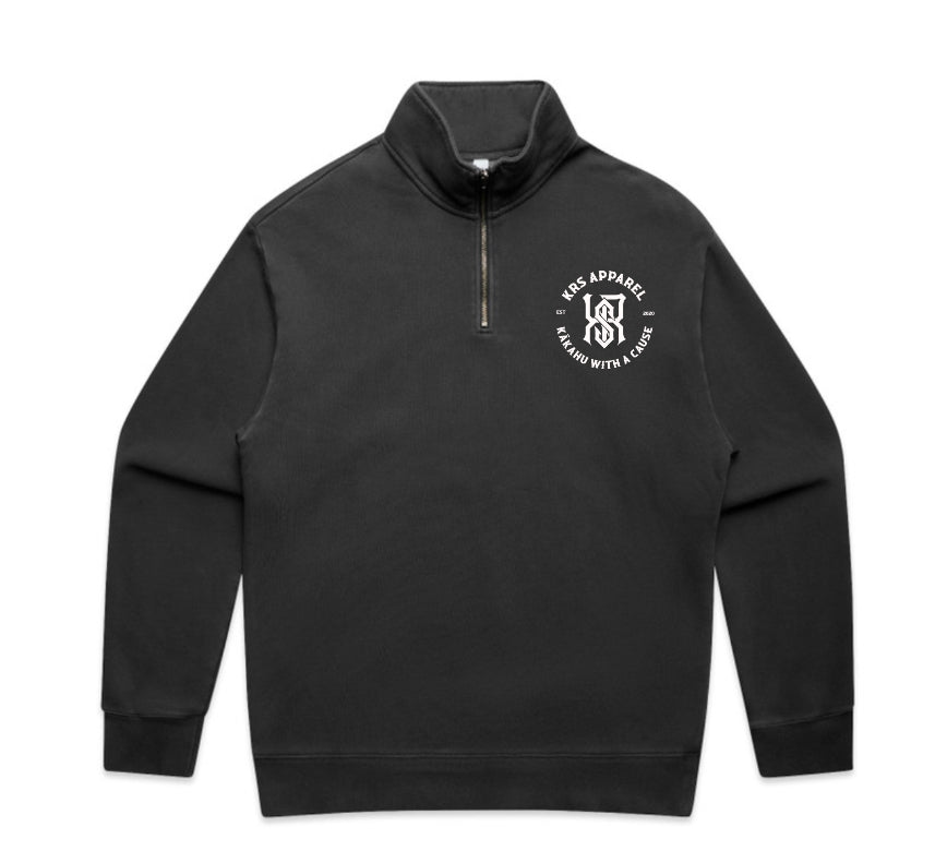 TINO RANGATIRATANGA GLOW & THE DARK HALF ZIP CREW