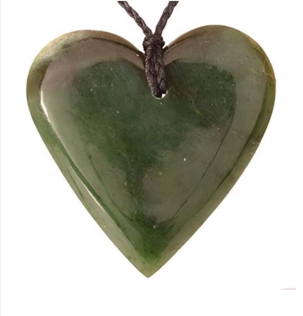 Greenstone Heart Pendant