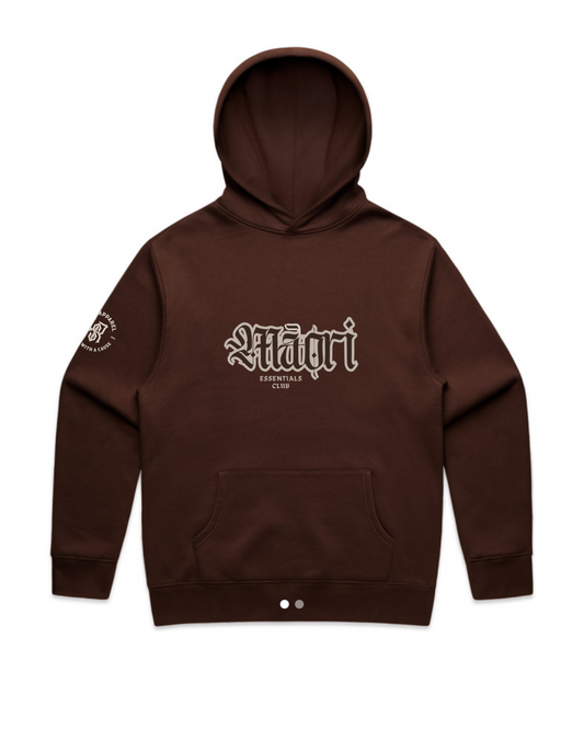 NEW PRE-ORDER MĀORI ESSENTIALS CLUB - EMBROIDED RELAX HOODS