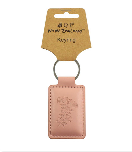 Keyring PU Leather NZ Tiki