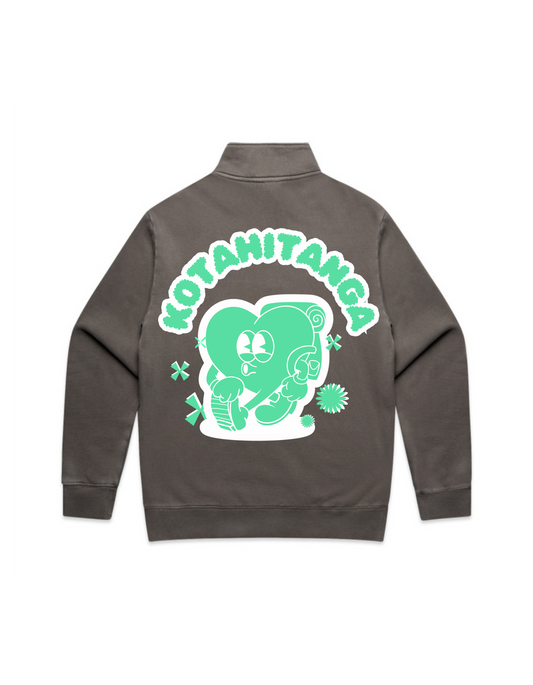 KOTAHITANGA GLOW & DARK HALF ZIP CREWS