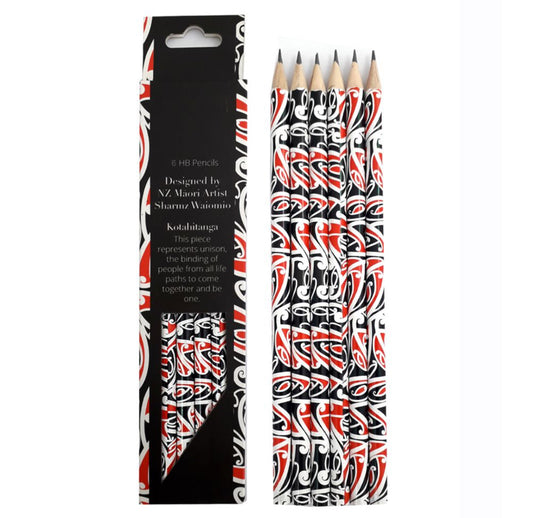 Pencils HB Māori Design