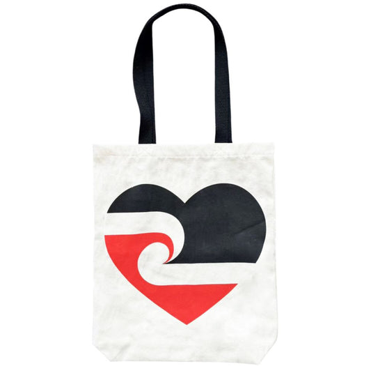 Bag Canvas Māori Flag Heart