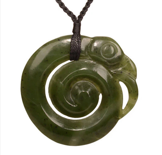 Greenstone Manaia Koru Pendant